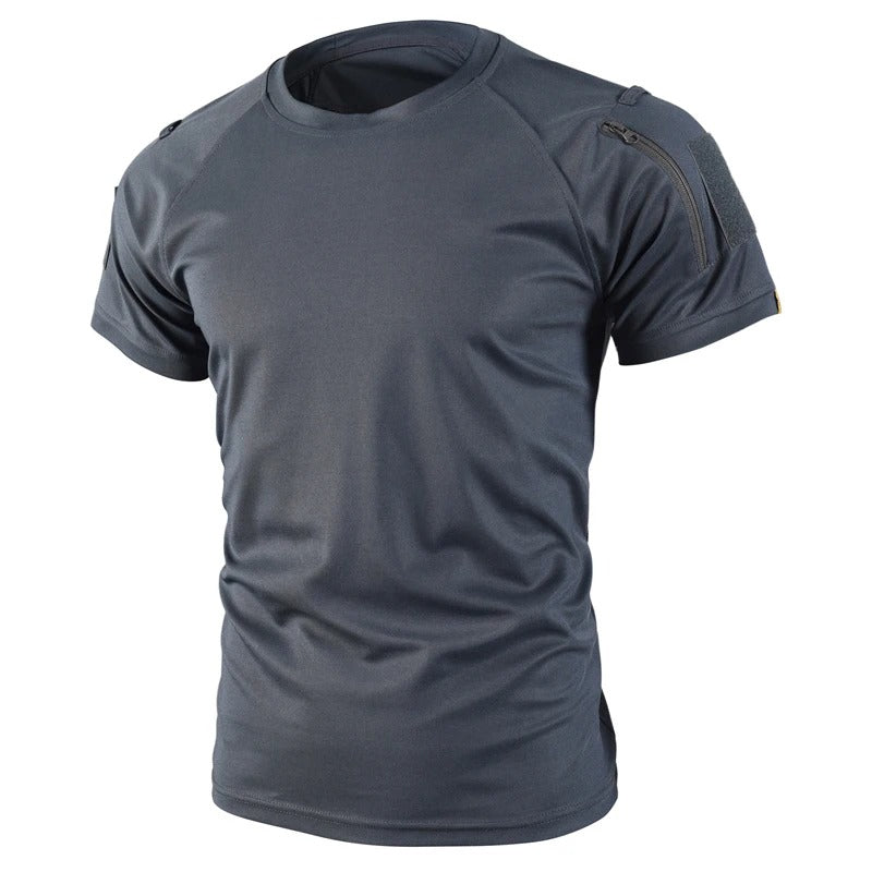 Camiseta Tática Masculina Alpha Gear – Leve, Respirável e Ideal para Treino e Outdoor