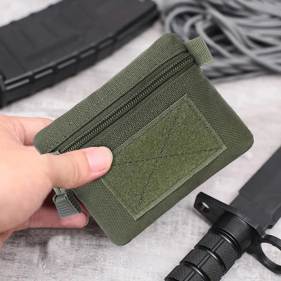 Carteira EDC Tática Molle Alpha Gear® – Bolsa Portátil Impermeável com Zíper