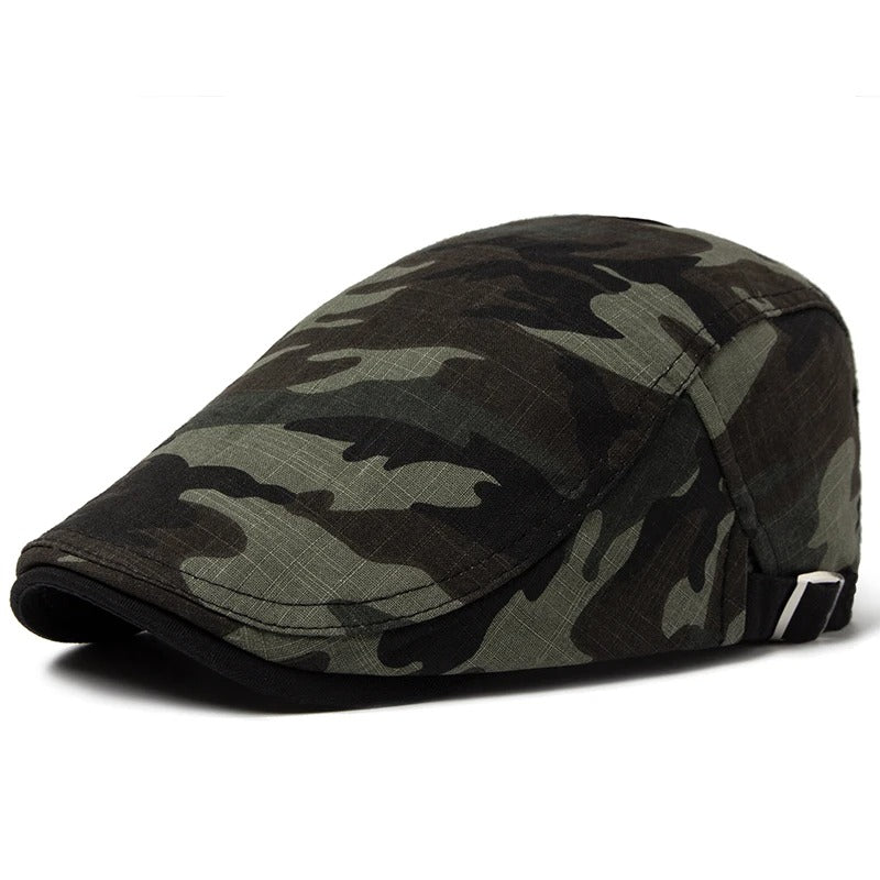 Boina Camuflada Alpha Gear® – Algodão e Linho Leve, Respirável e Ajustável