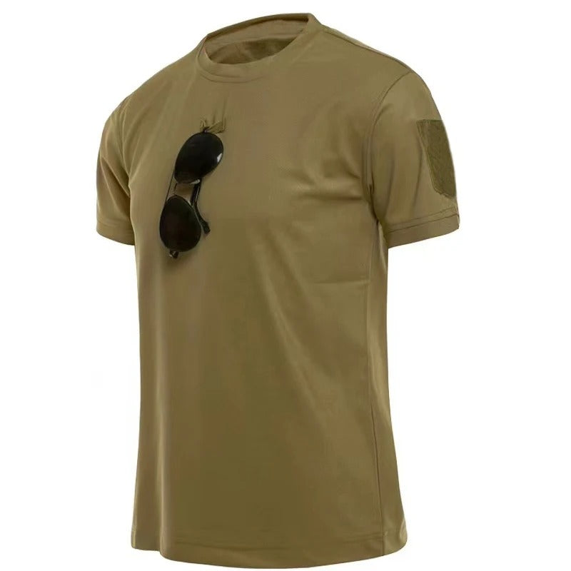 Camiseta Tática Masculina Alpha Gear – Leve, Respirável e Ideal para Treino e Outdoor