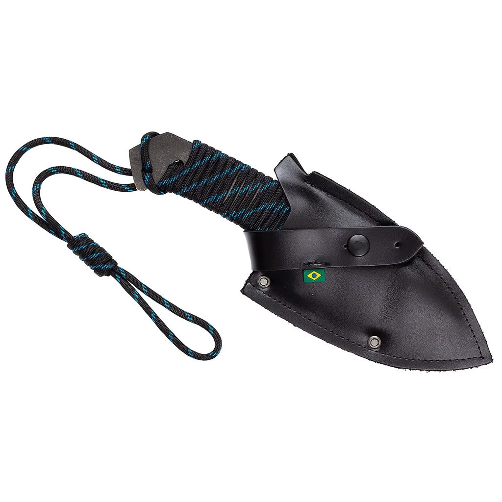Faca EDC Alpha Gear® – Bainha em Couro e Uso Outdoor Adulto