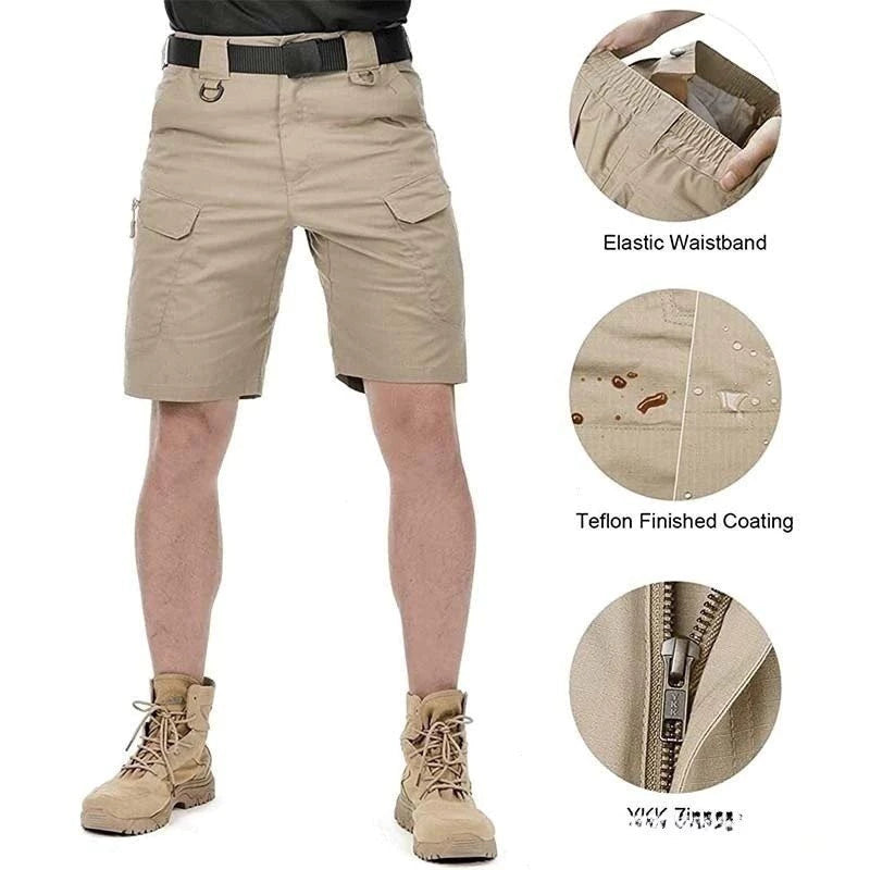 Shorts Táticos Alpha Gear® – Secagem Rápida e Resistência