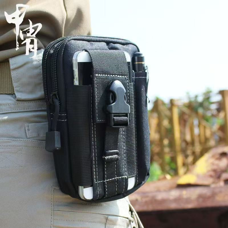 Bolsa de Cintura Tática Molle 900D Alpha Gear – Compacta, Impermeável e Resistente