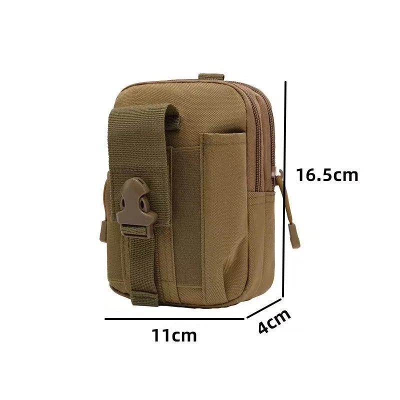 Bolsa de Cintura Tática Molle 900D Alpha Gear – Compacta, Impermeável e Resistente