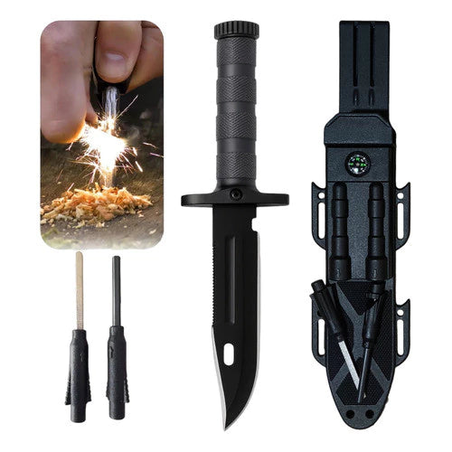 Faca Outdoor Alpha Gear® – Camping Seguro e Uso Resistente