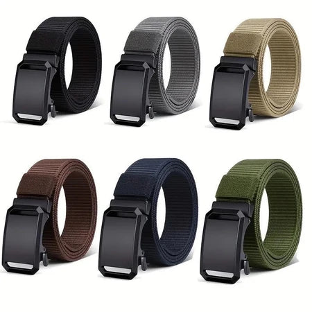 Cinto Tático Alpha Gear® com Fivela Automática – Nylon 500D Ajuste Preciso Sem Furos